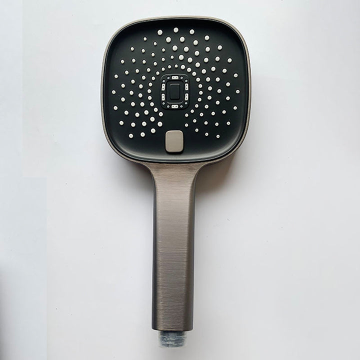 Lisslune | Black Large Shower Head Standard Spray Pattern with Hand Shower