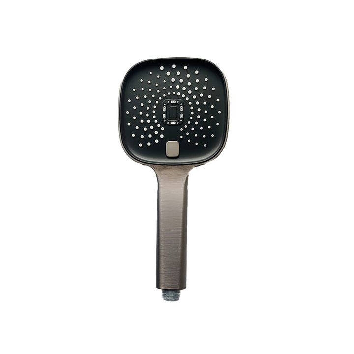 Lisslune | Black Large Shower Head Standard Spray Pattern with Hand Shower
