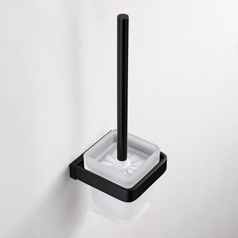 Lisslune | Black Bathroom Accessories Hardware Set with Towel Bar and Bathroom Shelf