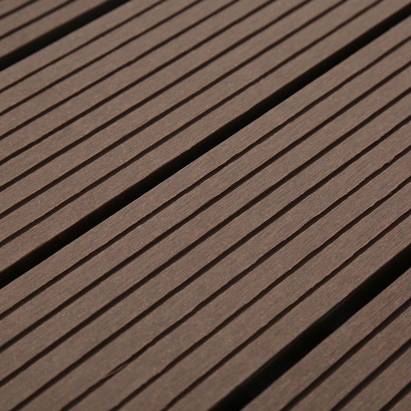 Lisslune | 12" X 12" Deck/Patio floor tiles 4-Slat Square for outdoor patio tiles
