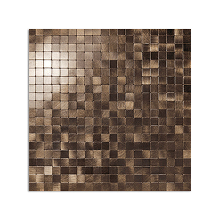 Lisslune | Mosaic Tile Wallpaper Contemporary Peel and Stick Wallpaper with Square Shape