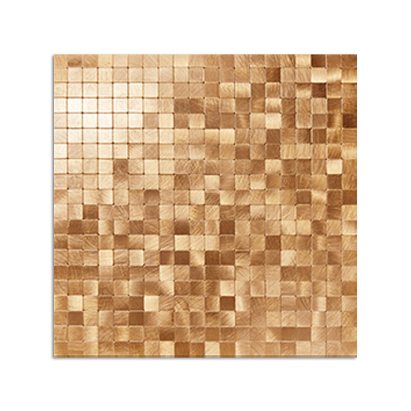 Lisslune | Mosaic Tile Wallpaper Contemporary Peel and Stick Wallpaper with Square Shape