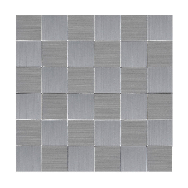 Lisslune | Subway Tile Wallpaper Contemporary Peel and Stick Wall Tile with Metal Look