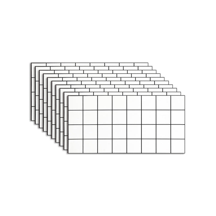 Lisslune | Waterproof removable field tile wallpaper and adhesive wall tile in rectangular shape