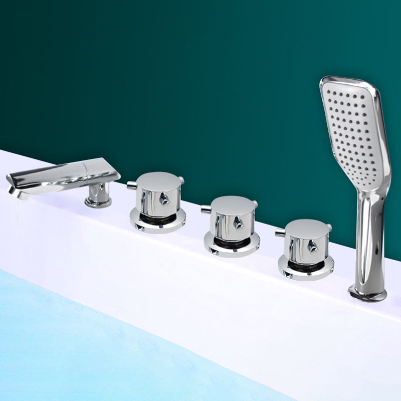 Lisslune | Contemporary Style Bathroom Faucet Metal Deck Mounted Bathroom Faucet