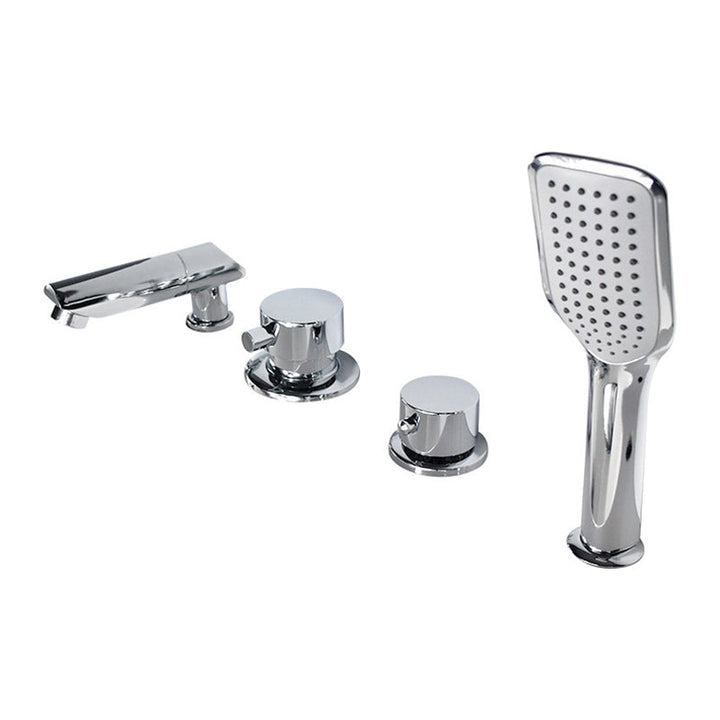 Lisslune | Contemporary Style Bathroom Faucet Metal Deck Mounted Bathroom Faucet