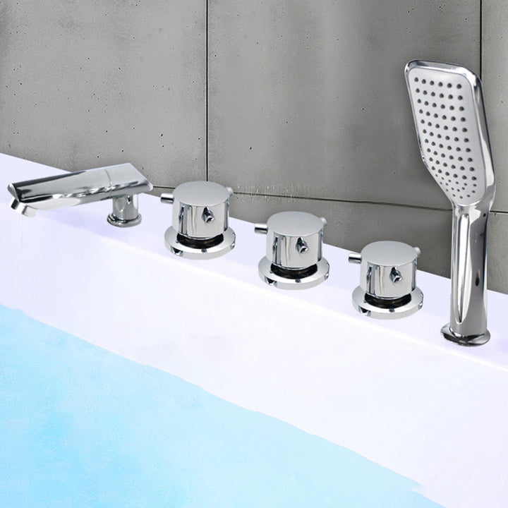 Lisslune | Contemporary Style Bathroom Faucet Metal Deck Mounted Bathroom Faucet