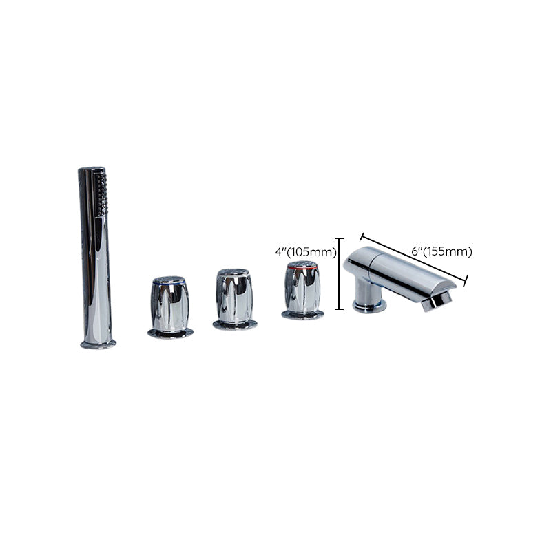 Lisslune | Contemporary Style Bathroom Faucet Metal Deck Mounted Bathroom Faucet