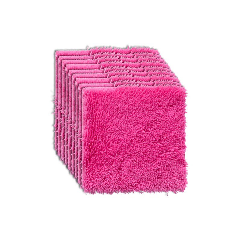 Lisslune | Modern Carpet Tiles Interlocking Color Block Shag Carpet Tiles
