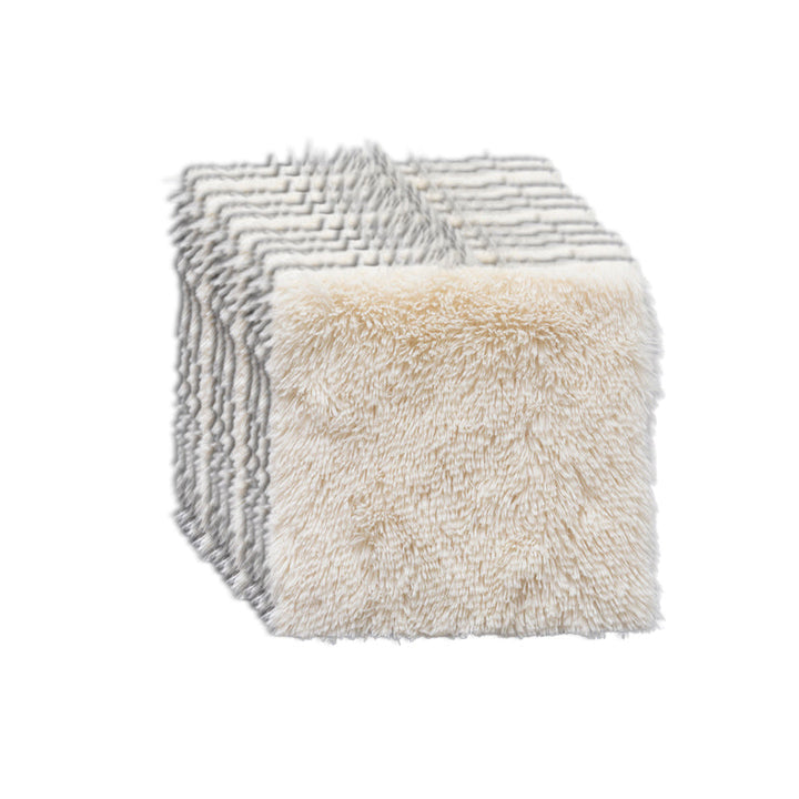Lisslune | Modern Carpet Tiles Interlocking Color Block Shag Carpet Tiles