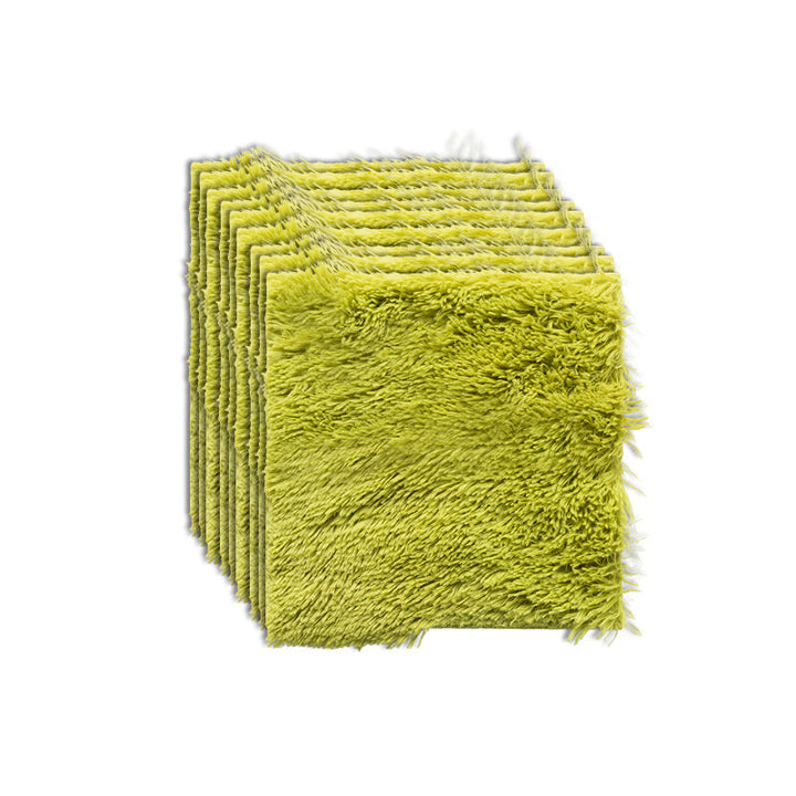 Lisslune | Modern Carpet Tiles Interlocking Color Block Shag Carpet Tiles