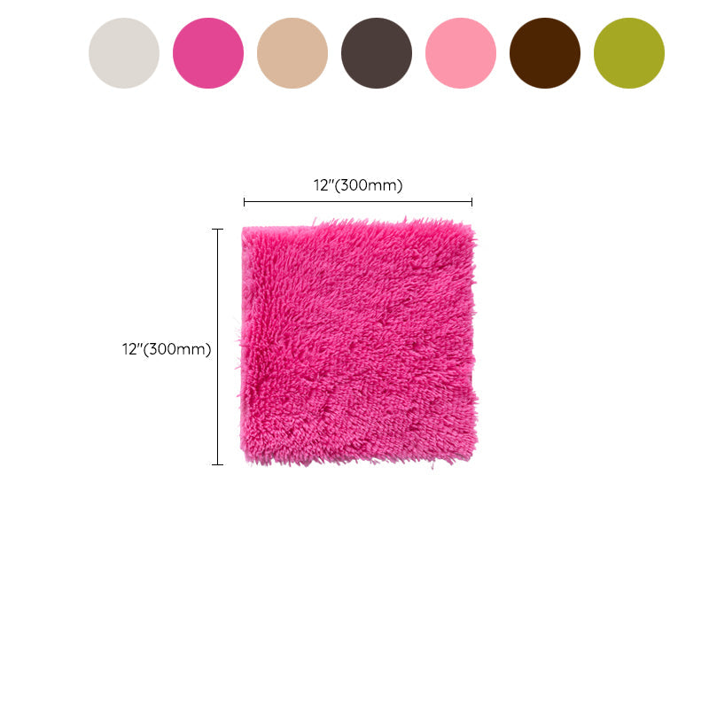 Lisslune | Modern Carpet Tiles Interlocking Color Block Shag Carpet Tiles