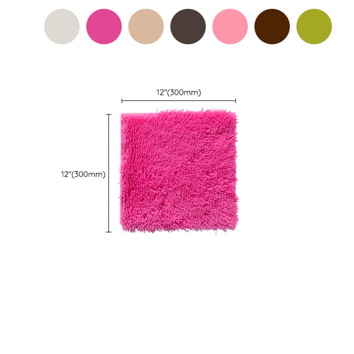 Lisslune | Modern Carpet Tiles Interlocking Color Block Shag Carpet Tiles