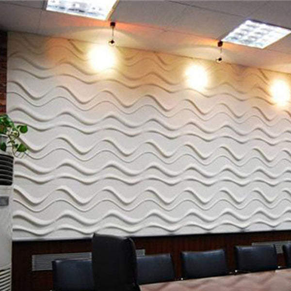 Lisslune | Modern Wall Cladding 3D Print Waterproof Peel and Stick Wall Panel