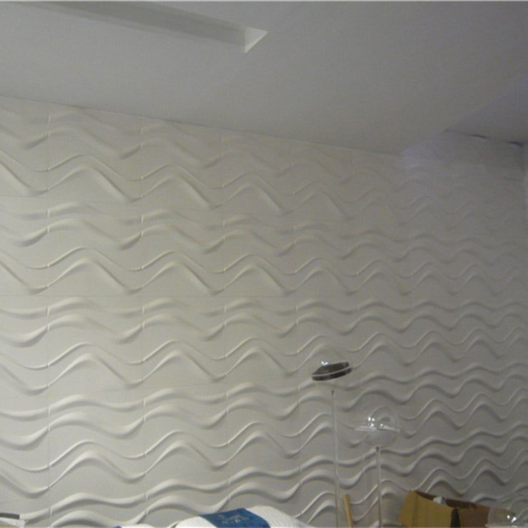 Lisslune | Modern Wall Cladding 3D Print Waterproof Peel and Stick Wall Panel