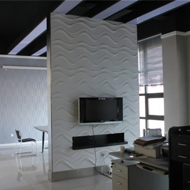 Lisslune | Modern Wall Cladding 3D Print Waterproof Peel and Stick Wall Panel