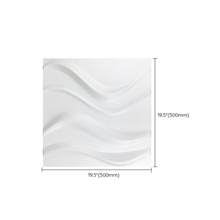 Lisslune | Modern Wall Cladding 3D Print Waterproof Peel and Stick Wall Panel
