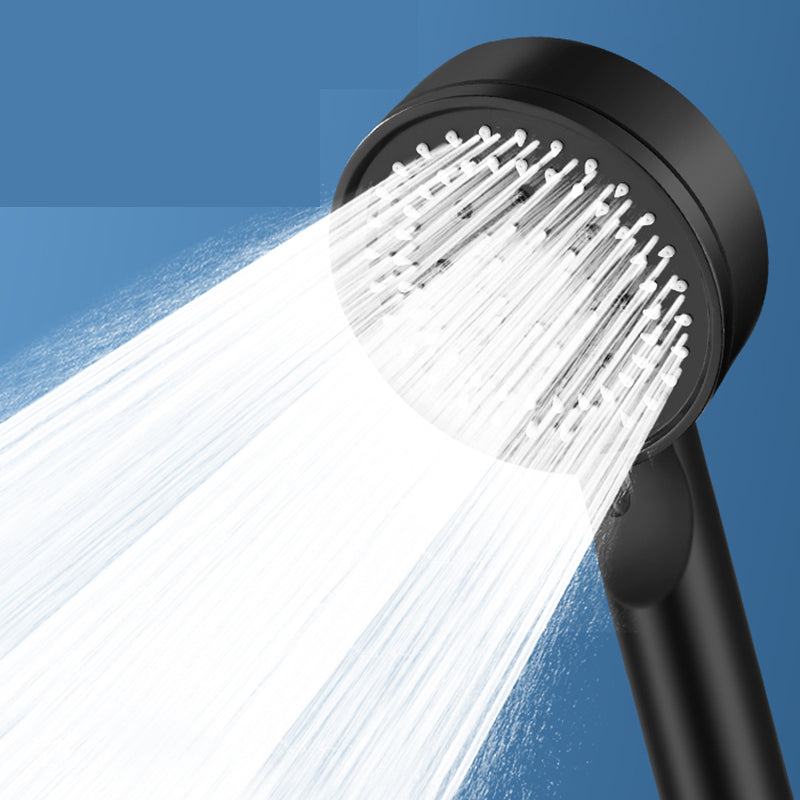 Lisslune | Modern Round Hand Shower Medium Flow 5 Spray Wall Mount Hand Shower