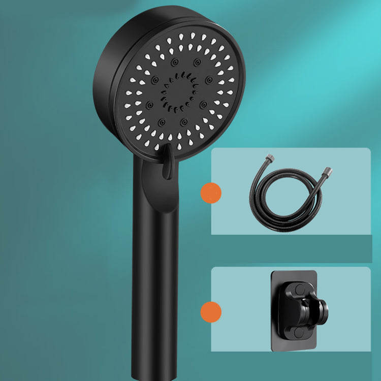 Lisslune | Modern Round Hand Shower Medium Flow 5 Spray Wall Mount Hand Shower
