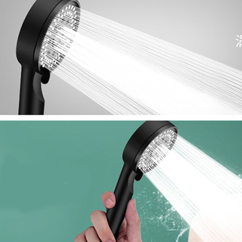 Lisslune | Modern Round Hand Shower Medium Flow 5 Spray Wall Mount Hand Shower