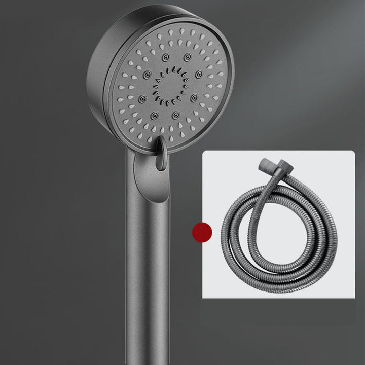 Lisslune | Modern Round Hand Shower Medium Flow 5 Spray Wall Mount Hand Shower