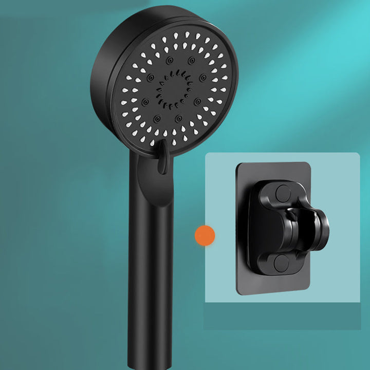 Lisslune | Modern Round Hand Shower Medium Flow 5 Spray Wall Mount Hand Shower
