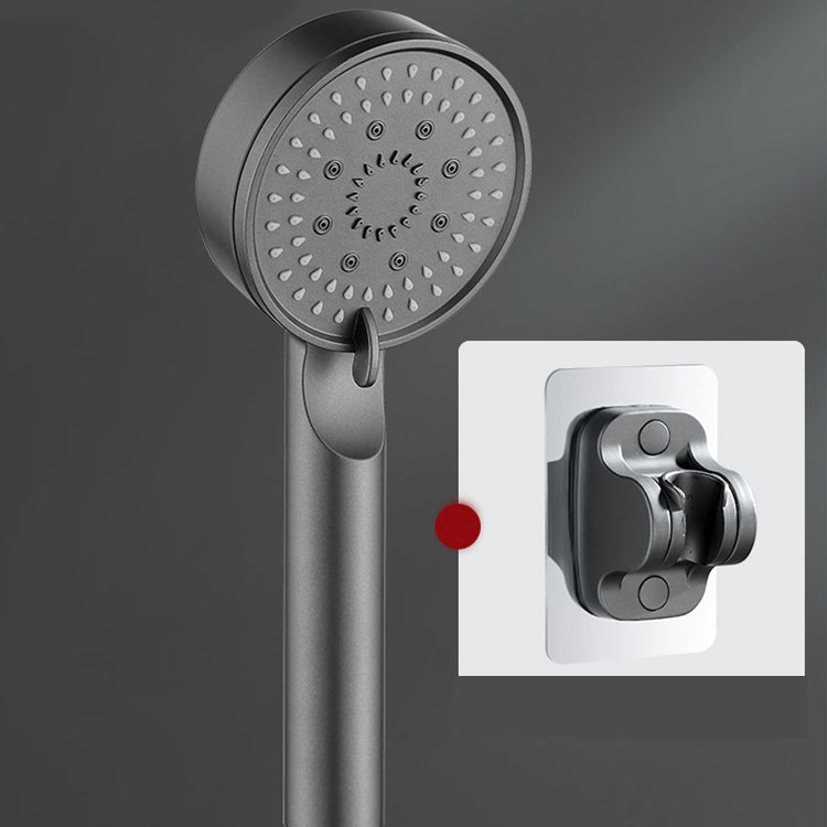 Lisslune | Modern Round Hand Shower Medium Flow 5 Spray Wall Mount Hand Shower