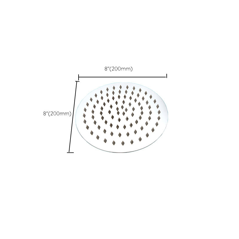 Lisslune | Large Shower Head 304 Stainless Steel Standard Spray Pattern Fixed Shower Head