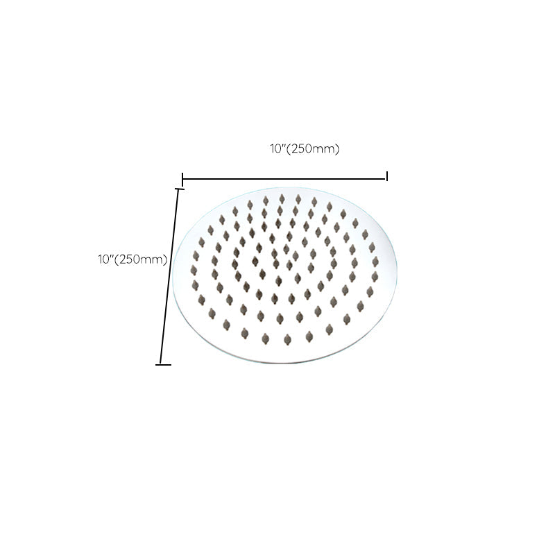 Lisslune | Large Shower Head 304 Stainless Steel Standard Spray Pattern Fixed Shower Head
