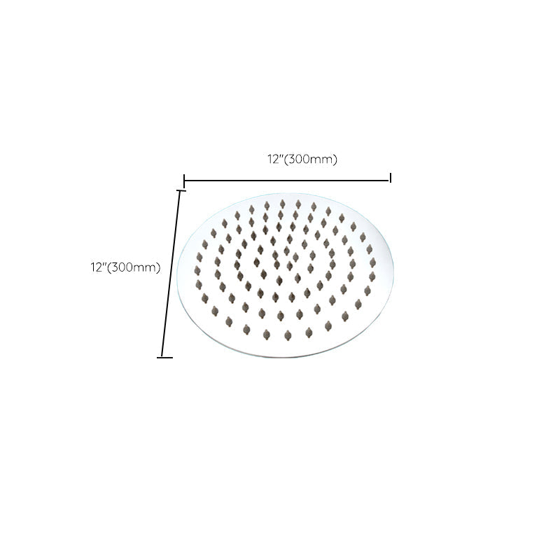 Lisslune | Large Shower Head 304 Stainless Steel Standard Spray Pattern Fixed Shower Head