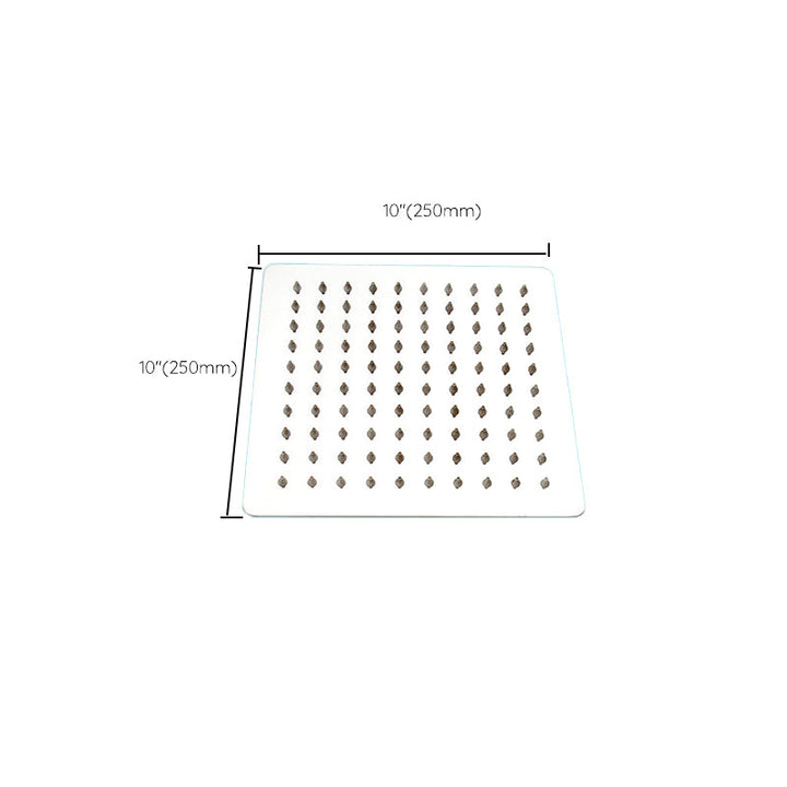 Lisslune | Large Shower Head 304 Stainless Steel Standard Spray Pattern Fixed Shower Head