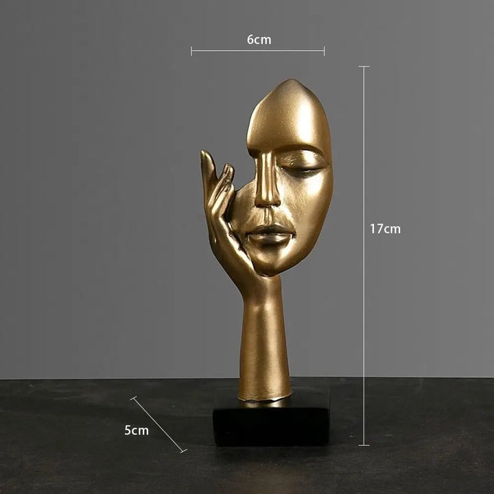 Lisslune | NordicMuse Abstract Face Sculpture