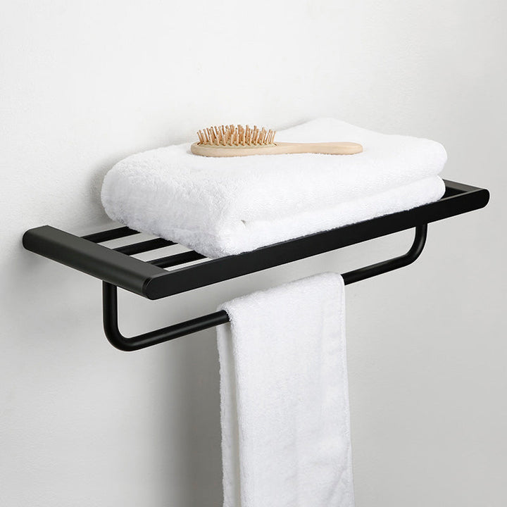 Lisslune | Contemporary bathroom accessory single item or in set made of black metal