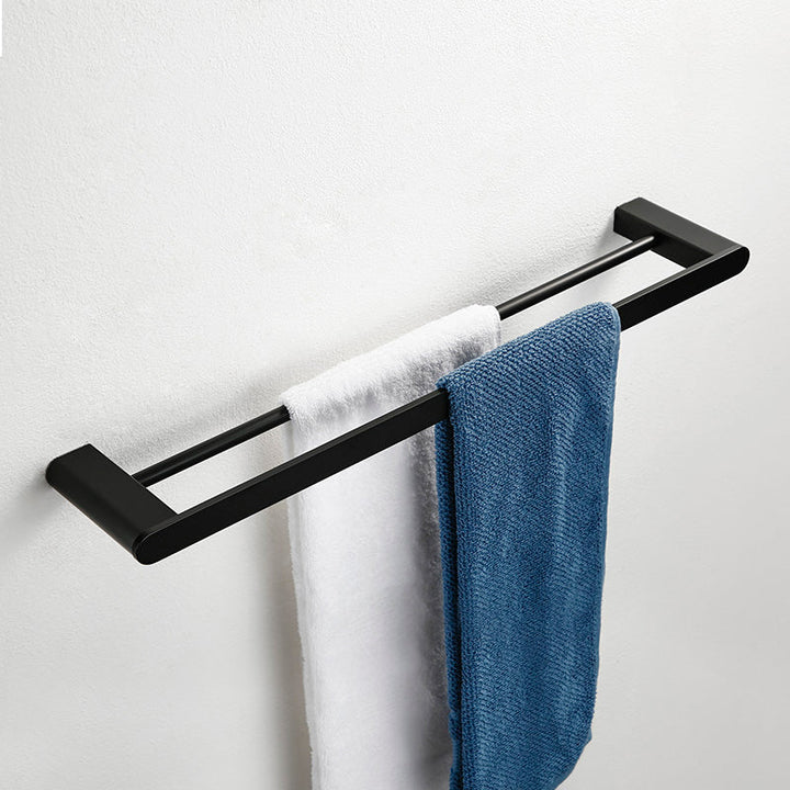Lisslune | Contemporary bathroom accessory single item or in set made of black metal