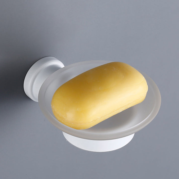 Lisslune | Contemporary white bathroom accessories as a single piece or in a set