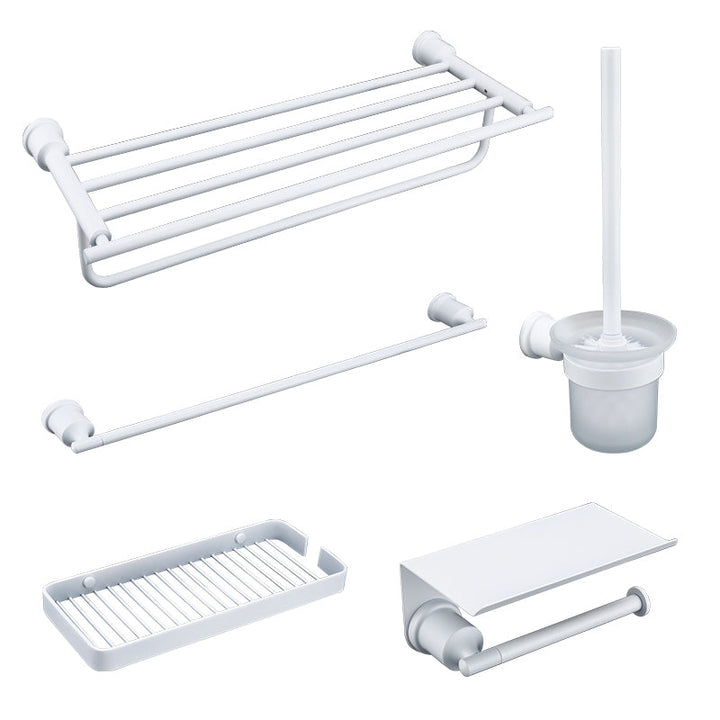 Lisslune | Contemporary white bathroom accessories as a single piece or in a set