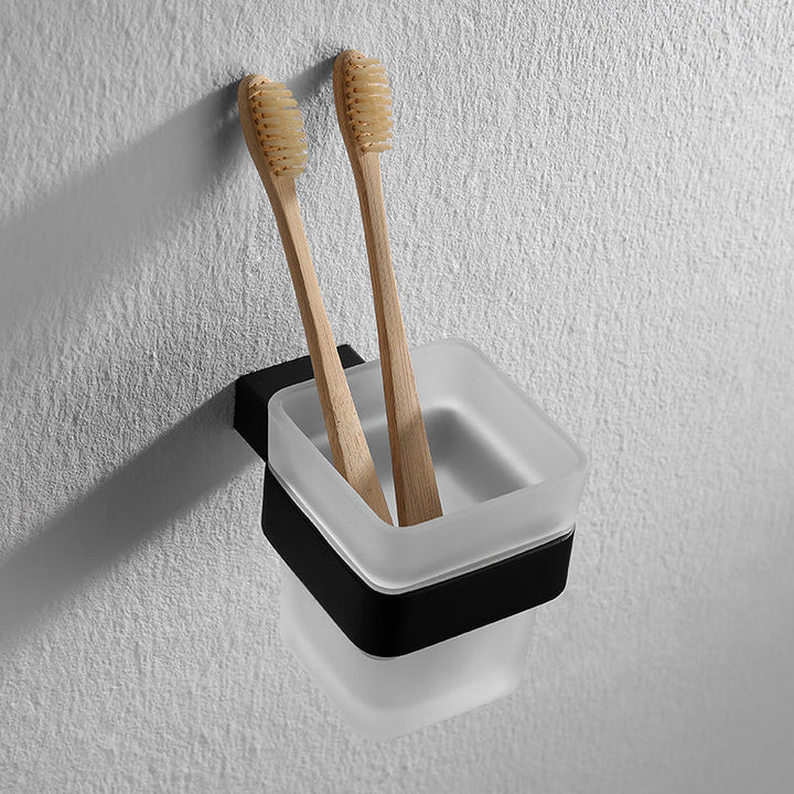 Lisslune | Contemporary Bathroom Accessories As Individual Item Or As Set in Black