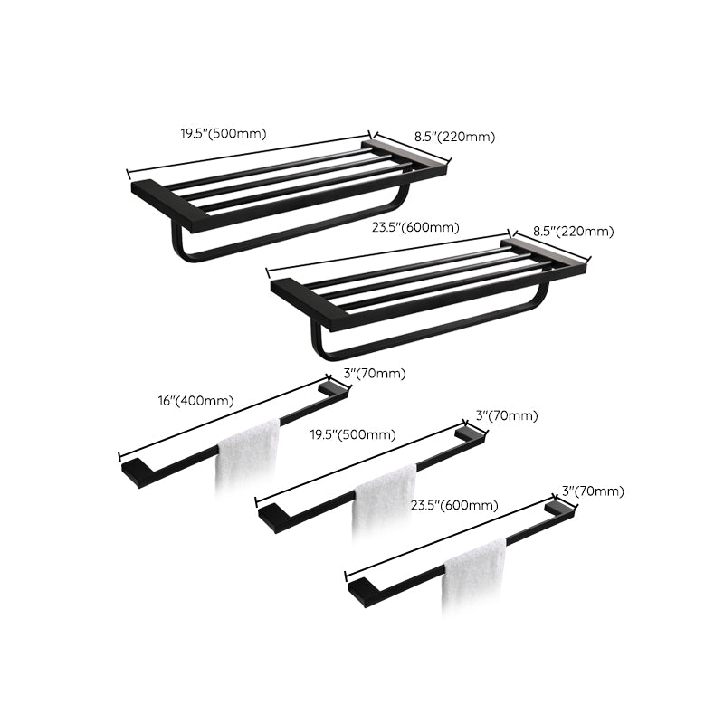 Lisslune | Contemporary Bathroom Accessories As Individual Item Or As Set in Black