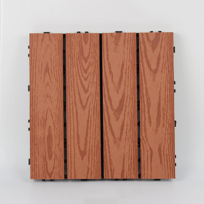 Lisslune | Wood deck board outdoor non-slip embossed floor panel