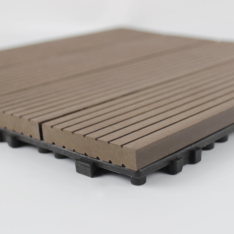 Lisslune | Wood deck board outdoor non-slip embossed floor panel
