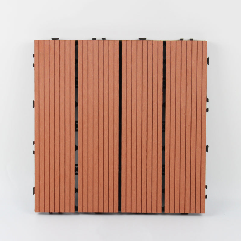 Lisslune | Wood deck board outdoor non-slip embossed floor panel