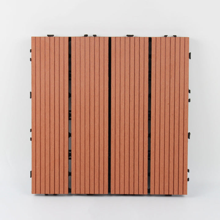 Lisslune | Wood deck board outdoor non-slip embossed floor panel