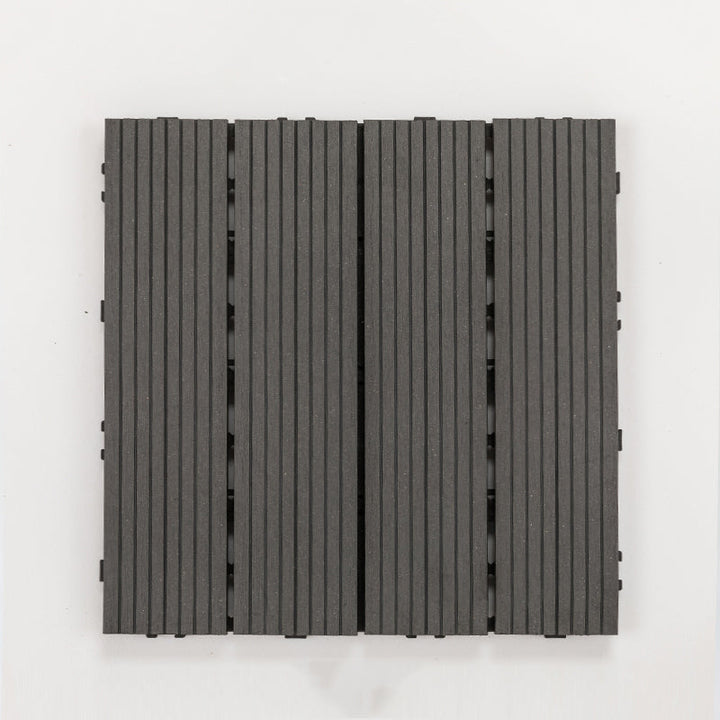 Lisslune | Wood deck board outdoor non-slip embossed floor panel