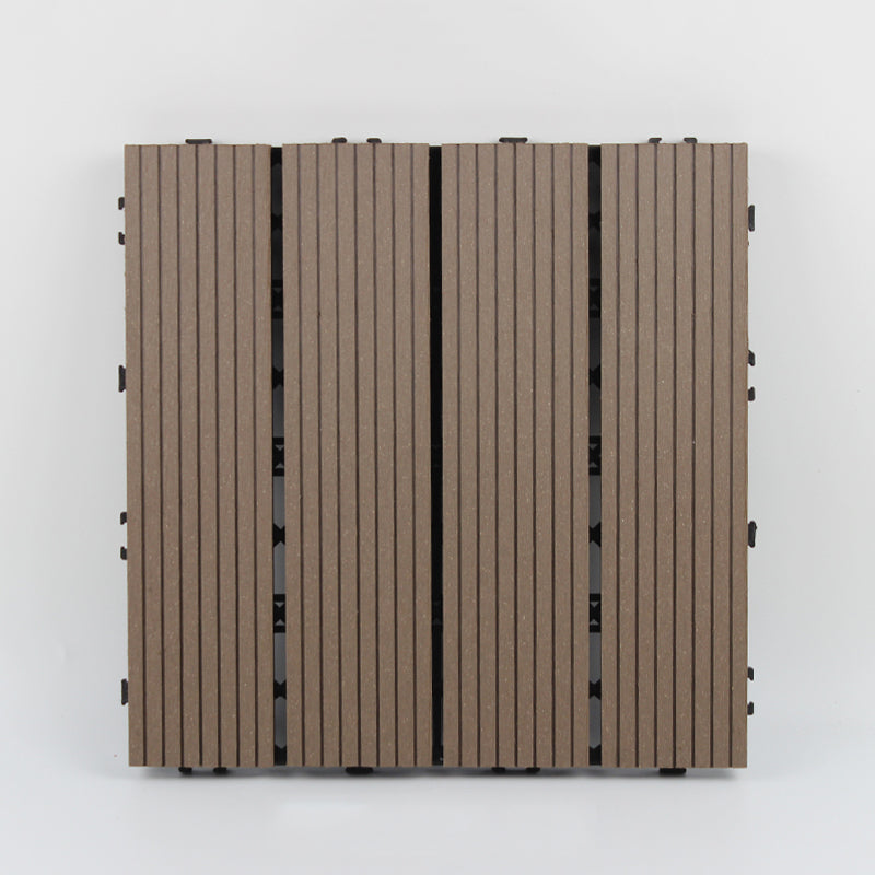 Lisslune | Wood deck board outdoor non-slip embossed floor panel