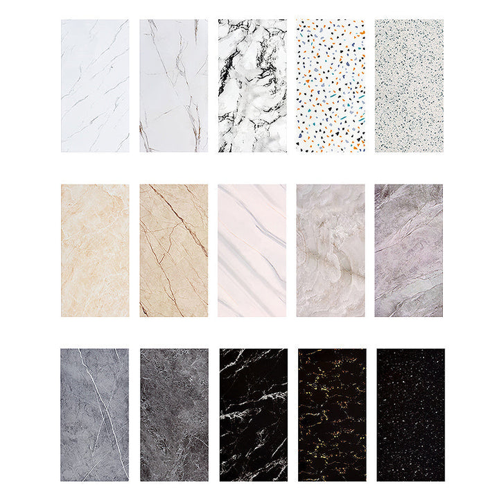 Lisslune | Plastic Peel-and-Stick Back Wall Tiles Waterproof Single_TILE Wallpaper