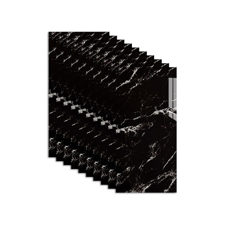 Lisslune | Plastic Peel-and-Stick Back Wall Tiles Waterproof Single_TILE Wallpaper
