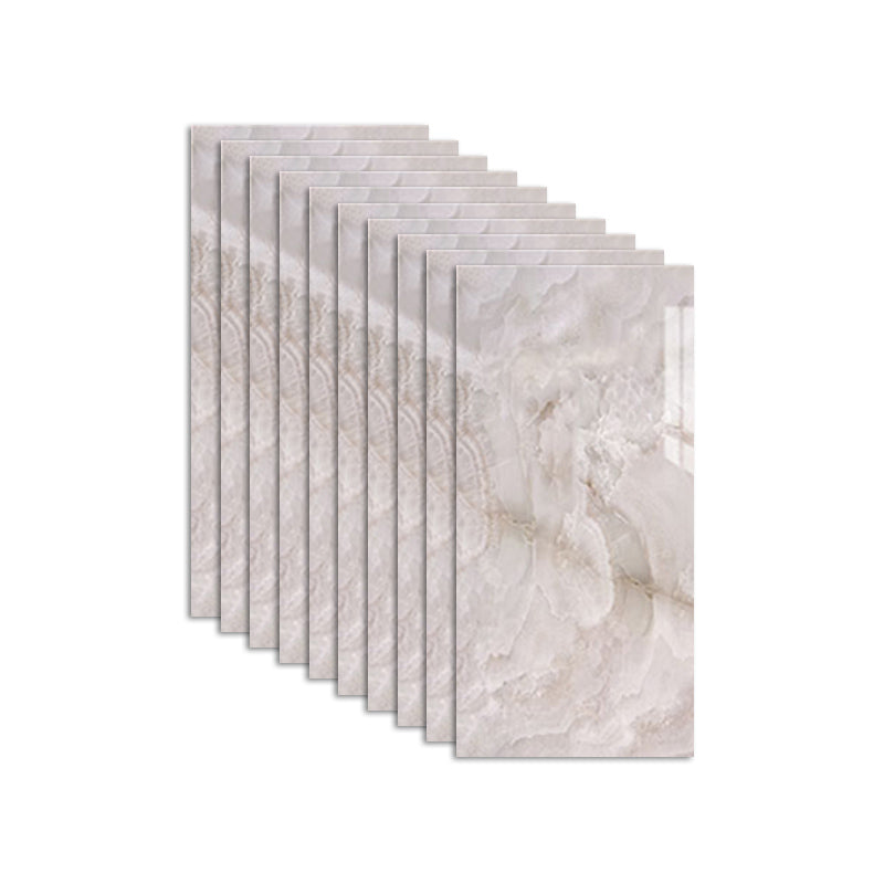 Lisslune | Plastic Peel-and-Stick Back Wall Tiles Waterproof Single_TILE Wallpaper