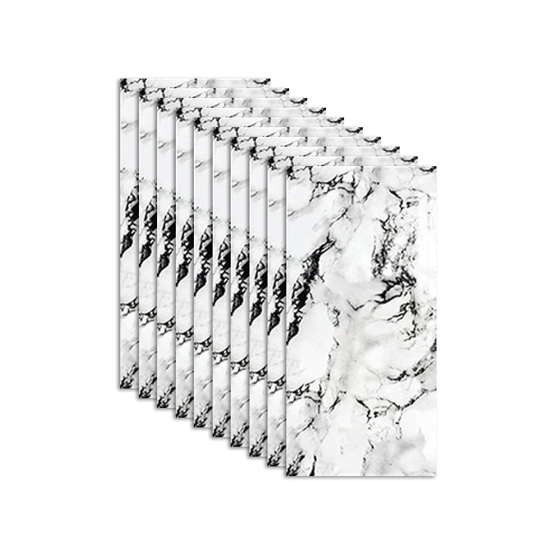 Lisslune | Plastic Peel-and-Stick Back Wall Tiles Waterproof Single_TILE Wallpaper