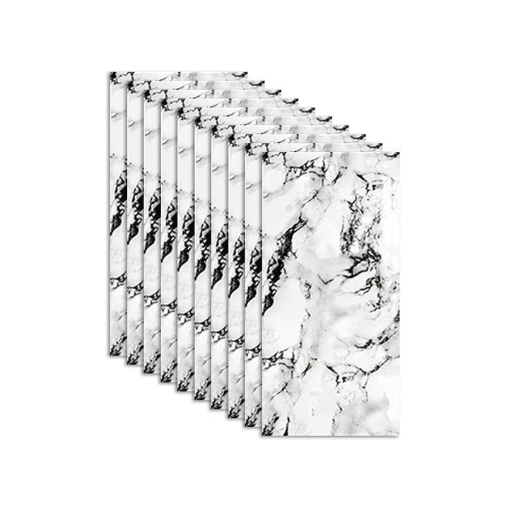 Lisslune | Plastic Peel-and-Stick Back Wall Tiles Waterproof Single_TILE Wallpaper