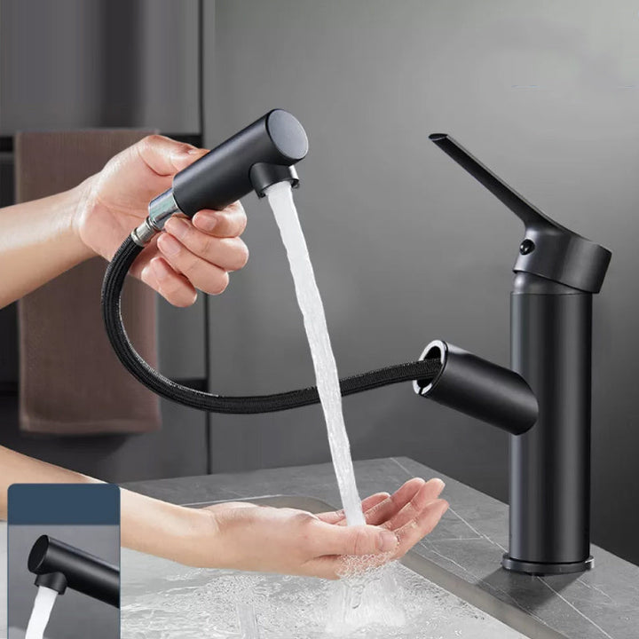 Lisslune | Bathroom Vessel Water Faucet Lever Handle 1 Hole Vessel Sink Faucet